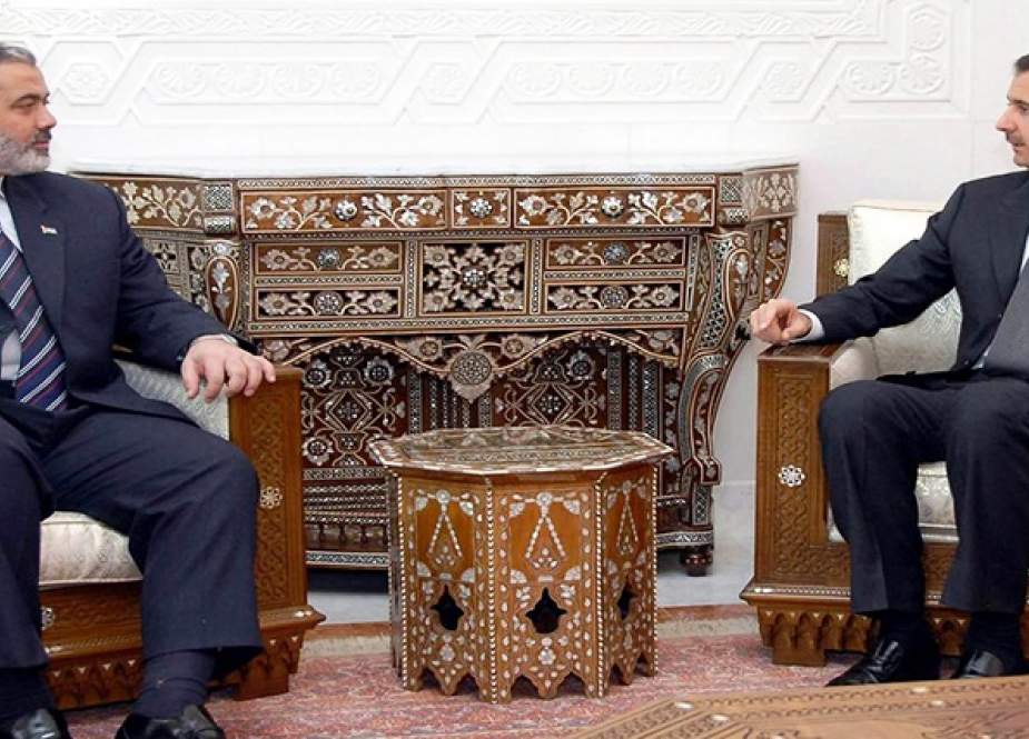إعادة بناء العلاقات بين حماس وسوريا... فشل ذريع يمنی به التحالف العبري-العربي