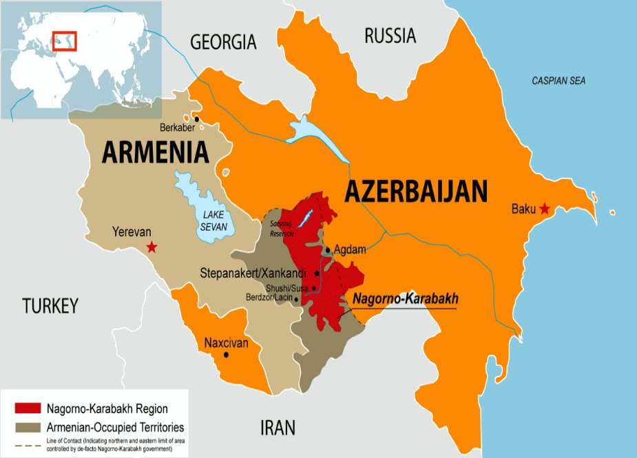 امریکہ کی جنوبی قفقاز میں اثرورسوخ بڑھانے کی ناکام کوشش
