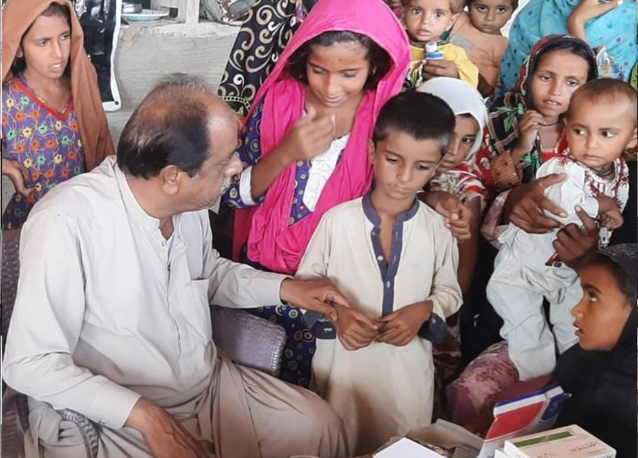 جیکب آباد میں سیلاب متاثرین کیلئے فری میڈیکل کیمپ کا انعقاد