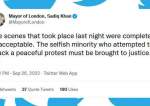 Sadiq Khan: Kerusuhan Anti-Iran di London Benar-Benar Tidak Dapat Diterima