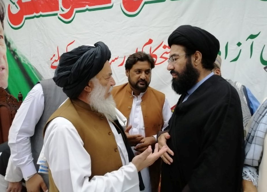 پشاور، پی ٹی آئی کے زیراہتمام علماء و مشائخ کنونشن، ایم ڈبلیو ایم رہنماوں کی شرکت