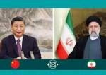 رئيسي: امام إيران والصين مجالات متاحة كثيرة لتنمية التعاون الشامل
