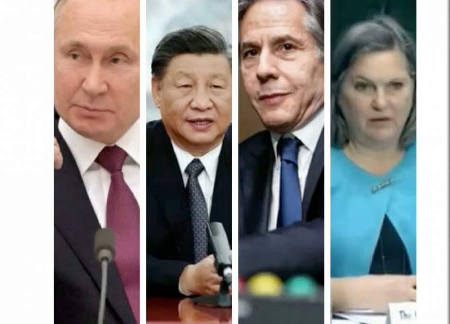 The Russian and Chinese presidents, Vladimir Putin and Xi Jinping. The straussians of the State Department, Antony Blinken and Victoria Nuland.