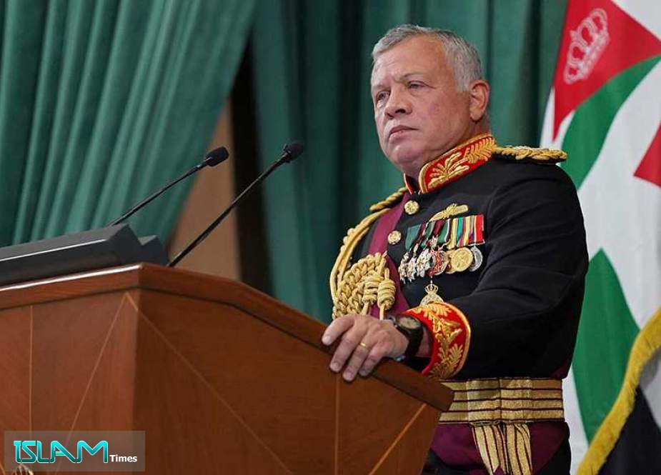 Jordan’s King Says Occupation of Palestine Must End