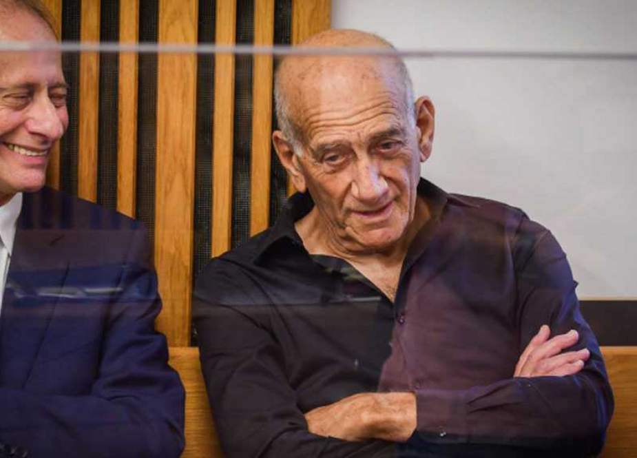 Pengadilan ‘Israel’ Memutuskan Mantan PM Olmert Mencemarkan Nama Baik Netanyahu