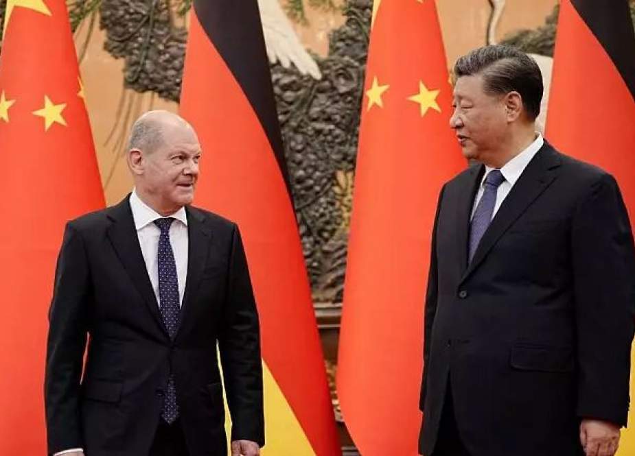 صدر اعظم آلمان در چین