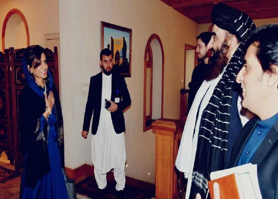 حنا ربانی کھر کا دورہ کابل، افغان عبوری نائب وزیراعظم عبدالسلام حنفی سے ملاقات