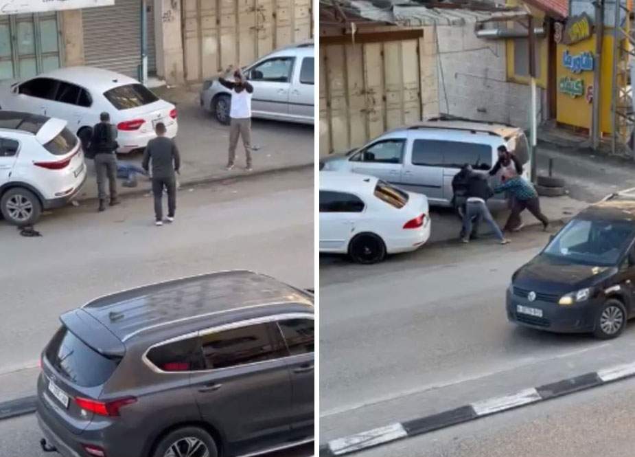 Fələstinli gəncin işğalçı İsrail polisi tərəfindən güllələnməsi kameralara düşüb
