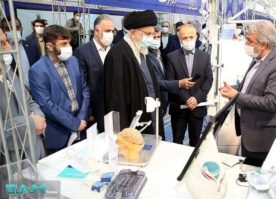 Ayatollah Khamenei Visits Exhibition of Iran’s Industrial Achievements
