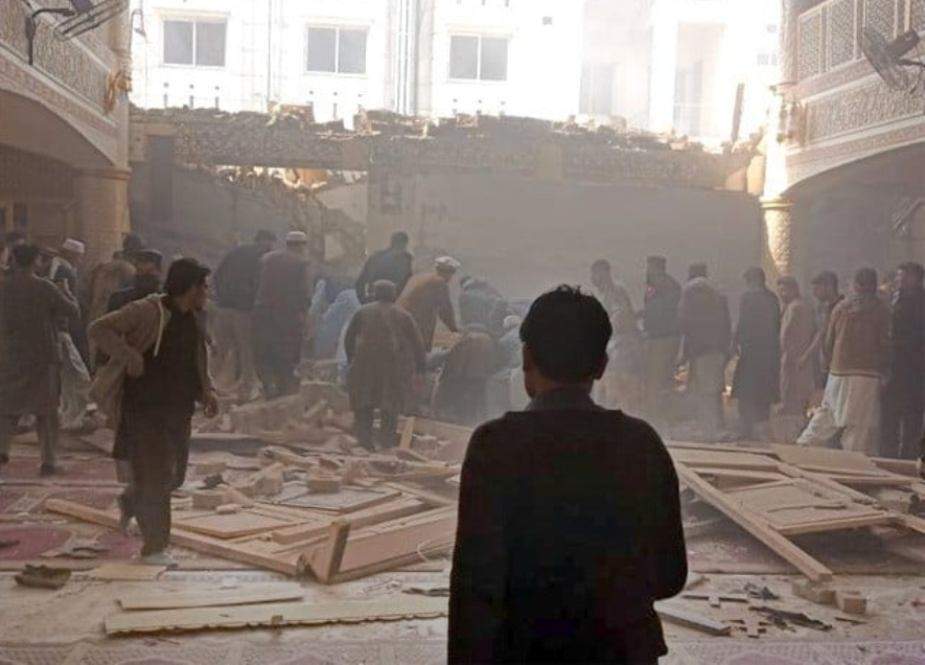 پشاور، پولیس لائنز کی مسجد میں مبینہ خودکش دھماکہ، 28 افراد شہید، 100 سے زائد زخمی