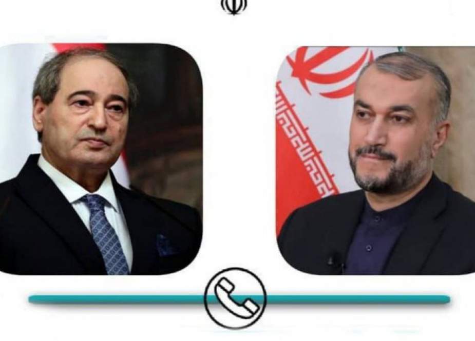 المقداد يؤكد على تضامن الشعبين السوري والايراني في المسرات والاحزان