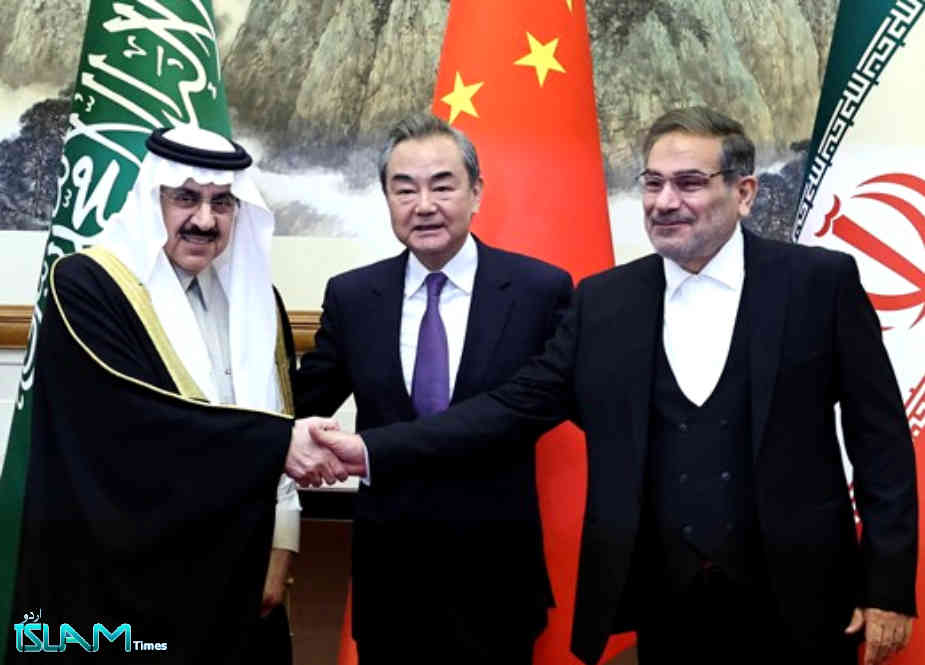 ایران۔سعودی عرب۔چین معاہدے میں انگریزی زبان پر پابندی اور دستاویزات فارسی۔عربی۔چینی میں لکھی گئیں، امریکی میڈیا