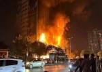 Fire Engulfs Karachi