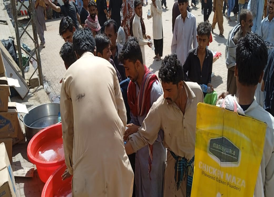 حضرت لعل شہباز قلندرؒ کا عرس، ایم ڈبلیو ایم کے تحت سبیل امام حسینؑ کا انعقاد