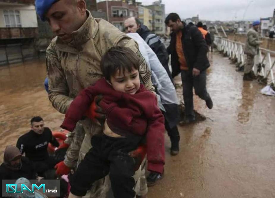 Floods Due to Torrential Rain Inundate Two Turkish Earthquake-Hit Provinces, Kill 14