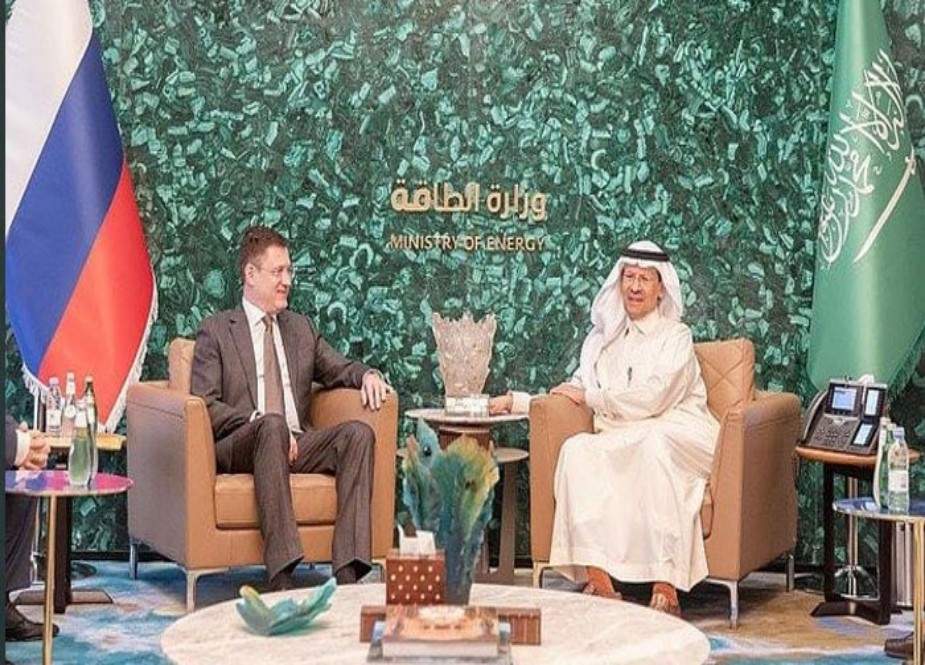 سعودی وزیر توانائی شہزادہ عبدالعزیز کی روس کے نائب وزیراعظم سے ملاقات