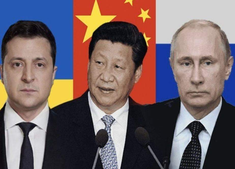 روس اور یوکرین جنگ بندی کے لیے مذاکرات کریں، چین