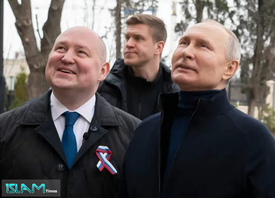 Russian President Putin Visits Mariupol