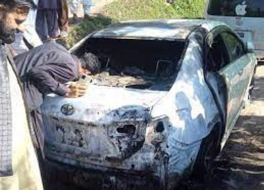 ہری پور میں گاڑی پر راکٹ حملہ اور فائرنگ، پی ٹی آئی رہنماء سمیت 6 افراد جاں بحق