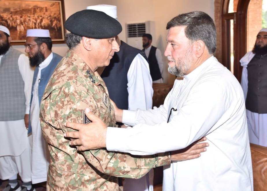 کور کمانڈر پشاور لیفٹیننٹ جنرل حسن اظہر حیات کی شیعہ، سنی علمائے کرام کی ملاقات