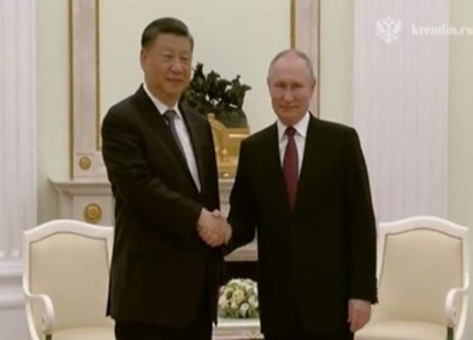ماسکو، صدر شی جن پنگ اور روسی صدر ولادیمیر پیوٹن کی ملاقات، اتحاد کو مزید مضبوط بنانے کا اعلان