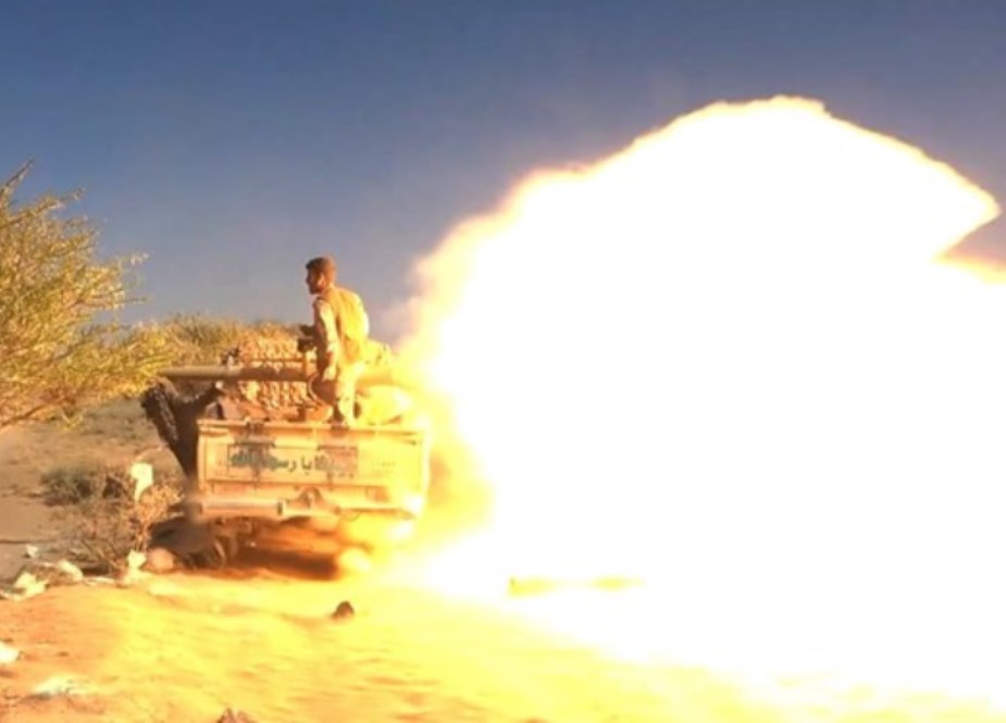 یمنی افواج اپنی جنگی صلاحیت کا مظاہرہ کرتے ہوئے