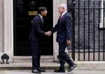 Netanyahu Meets with British PM Sunak, Received by Protests in London