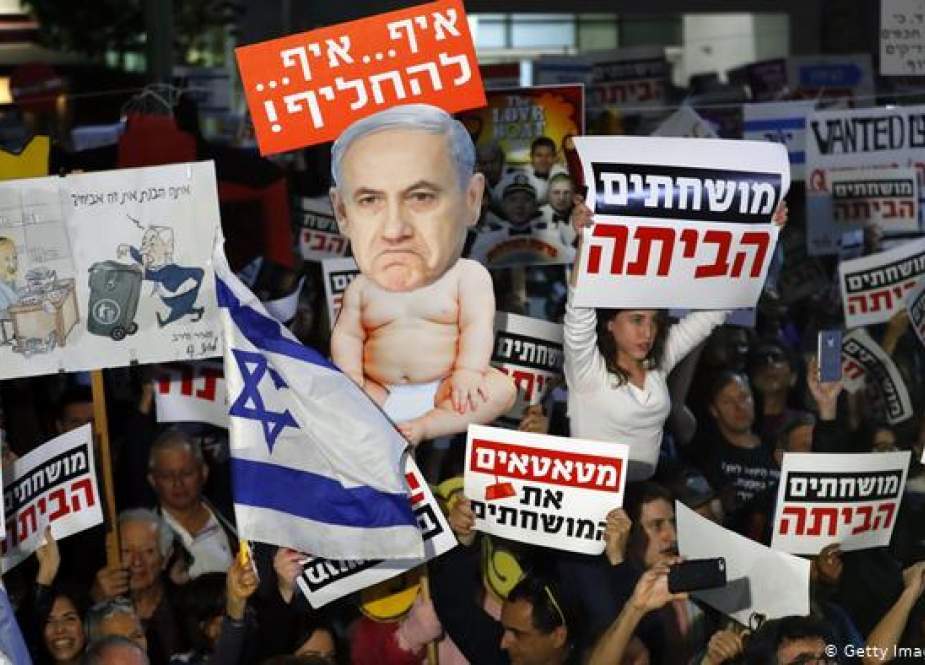 تداوم اعتراضات علیه کابینه و دولت نتانیاهو