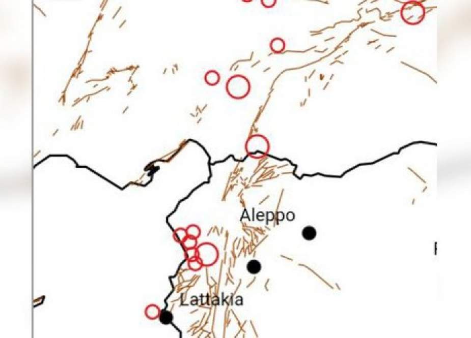 تسجيل 9 هزات أرضية بقوة 4.3 درجات شمال غرب حلب