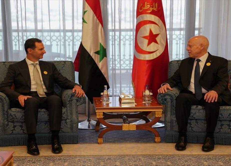 الرئيس الاسد يلتقي نظيره التونسي على هامش قمة جدة