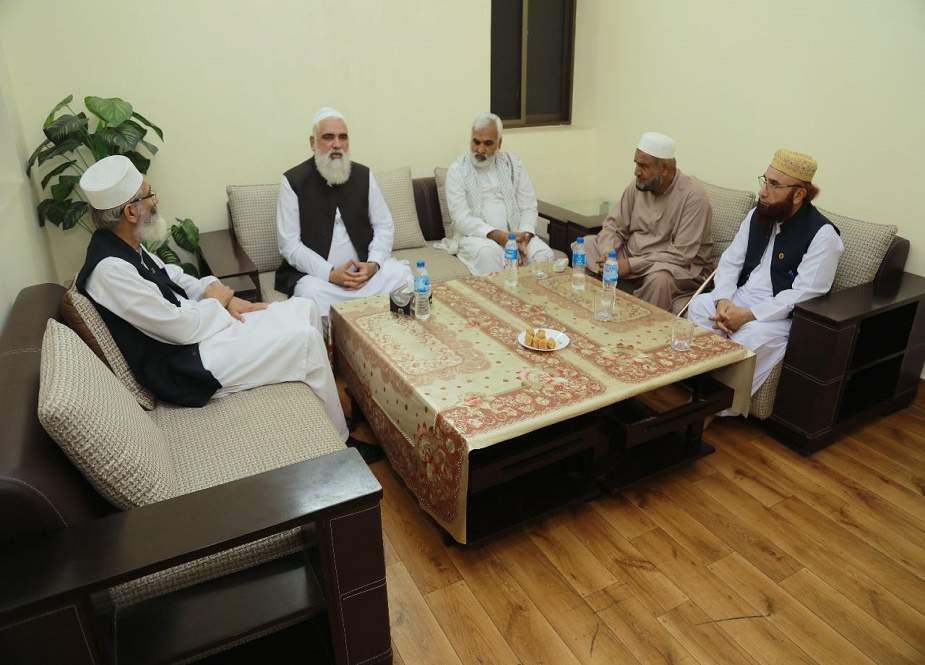 علامہ سید جواد نقوی کی امیر جماعت اسلامی سراج الحق سے ملاقات