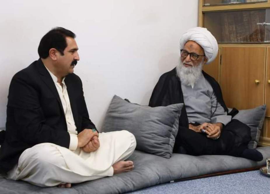 وفاقی وزیر ساجد حسین طوری کی حافظ بشیر حسین نجفی سے ملاقات