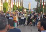 تظاهرة في المغرب احتجاجاً على زيارة رئيس كنيست الاحتلال