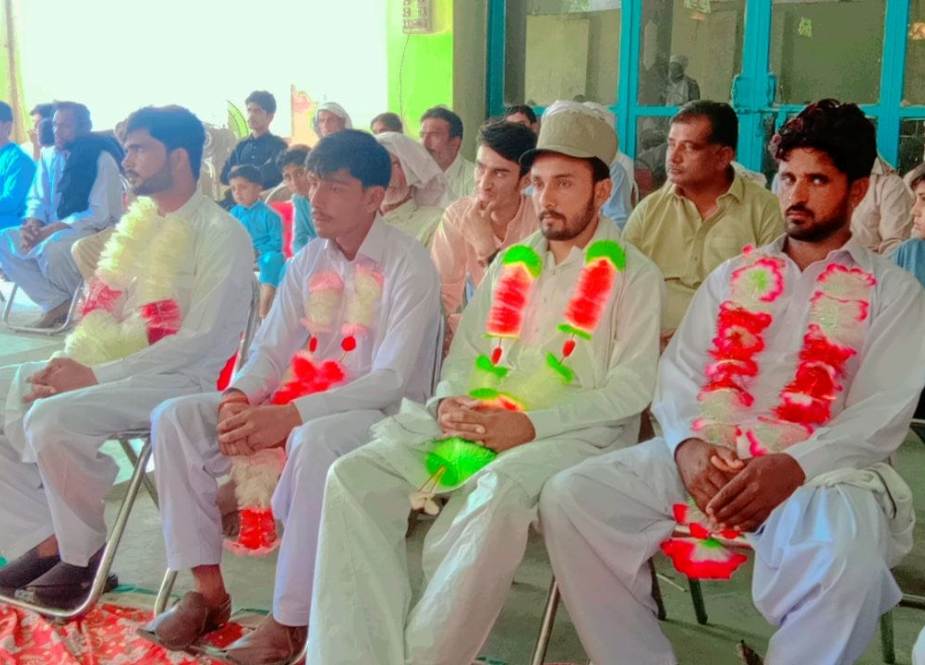 ڈیرہ اسماعیل خان میں پانچ مستحق جوڑوں کی اجتماعی شادی کی تقریب