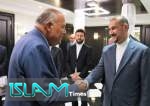 وزيرا خارجية إيران ومصر يؤكدان على تعزيز العلاقات بين البلدين