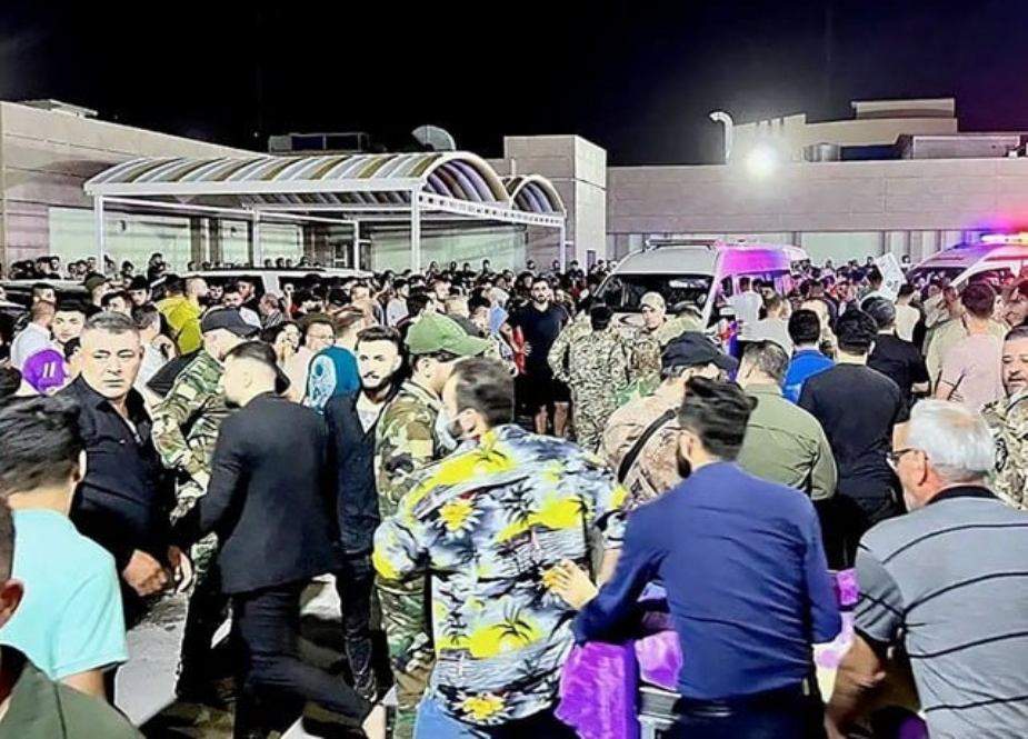 عراق، شادی کی تقریب میں آتشزدگی سے دلہا، دلہن سمیت 113 افراد جاں بحق