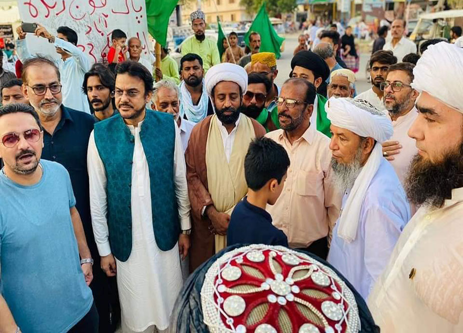 کراچی میں انجمن فرغ عزاداری کے تحت استقبالیہ کیمپ کا انعقاد، اہلسنت علماء کا استقبال