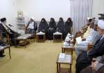 Imam Khamenei met with Sheikh Ibrahim Zakzaky, leader of the Islamic Movement in Nigeria, and his wife and daughters on October 14, 2023.