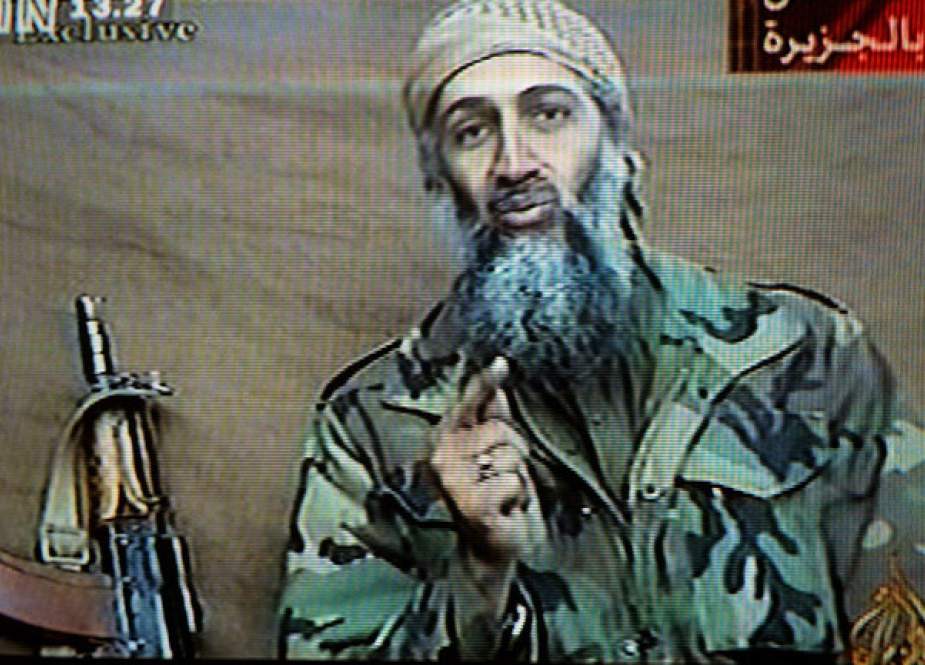 Osama bin Laden describing the World Trade Center attack as commendable