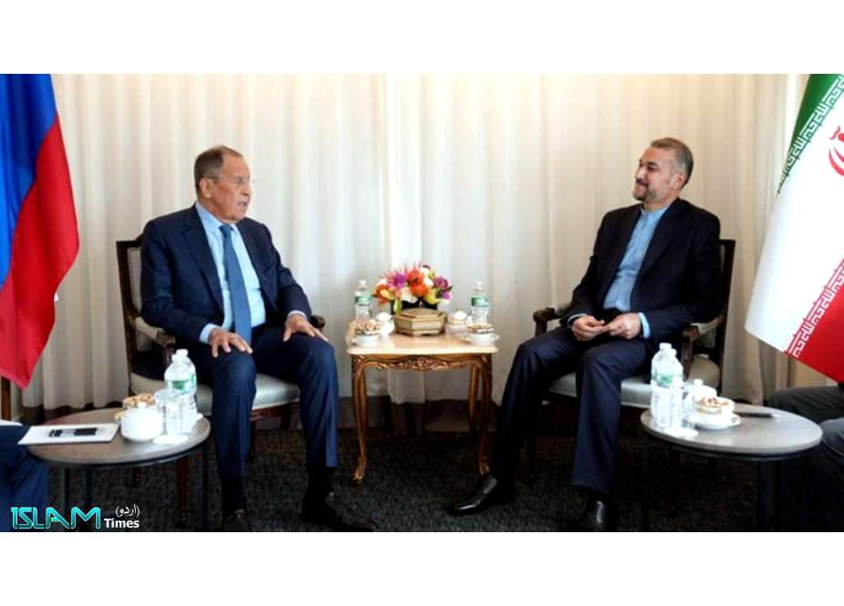 ایرانی و روسی وزرائے خارجہ کی غزہ کے بارے ٹیلیفونک گفتگو