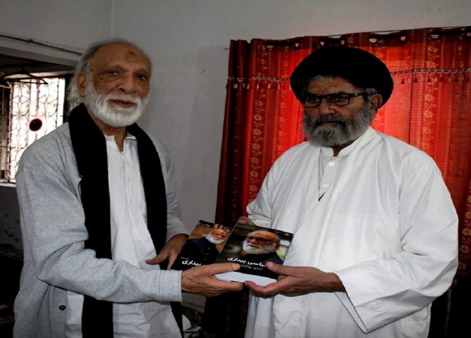 سابق وفاقی وزیر منیر گیلانی کی علامہ ساجد نقوی سے ملاقات، ملی امور، سیاسی صورت حال پر تبادلہ خیال