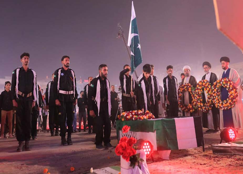 کراچی میں فلسطینی شہداء سے اظہار یکجہتی کیلئے عظیم الشان حامیان مظلومین فلسطین اجتماع کی تصویری جھلکیاں