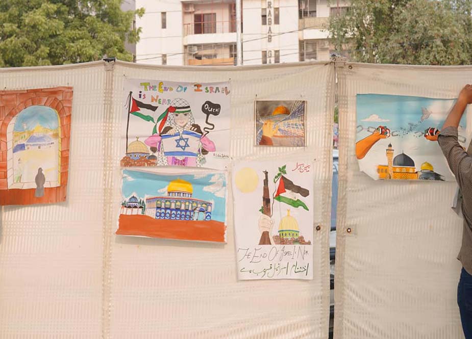 کراچی میں فلسطینی شہداء سے اظہار یکجہتی کیلئے عظیم الشان حامیان مظلومین فلسطین اجتماع کی تصویری جھلکیاں