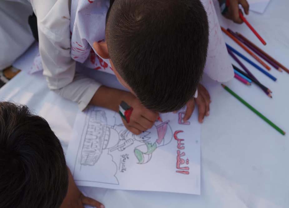 کراچی میں فلسطینی شہداء سے اظہار یکجہتی کیلئے عظیم الشان حامیان مظلومین فلسطین اجتماع کی تصویری جھلکیاں
