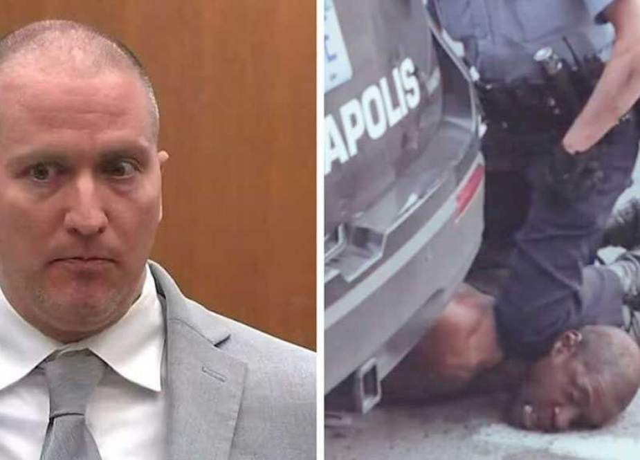 Former US police officer Derek Chauvin who was convicted of killing George Floyd