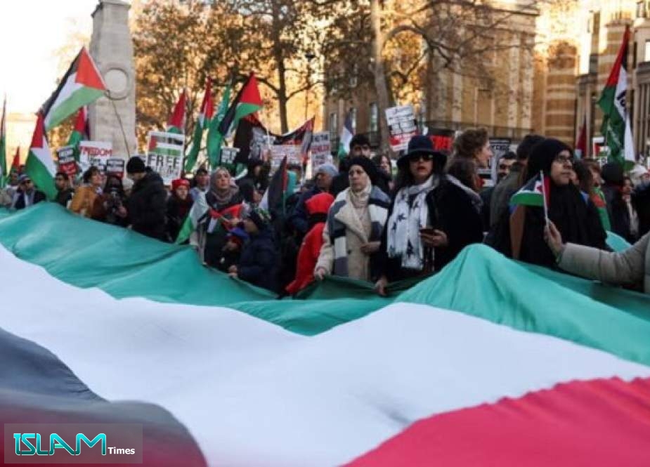 Massive Pro-Palestine March again Held in London
