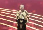 Presiden Joko Widodo menyampaikan sambutan dalam agenda Pertemuan Tahunan Bank Indonesia