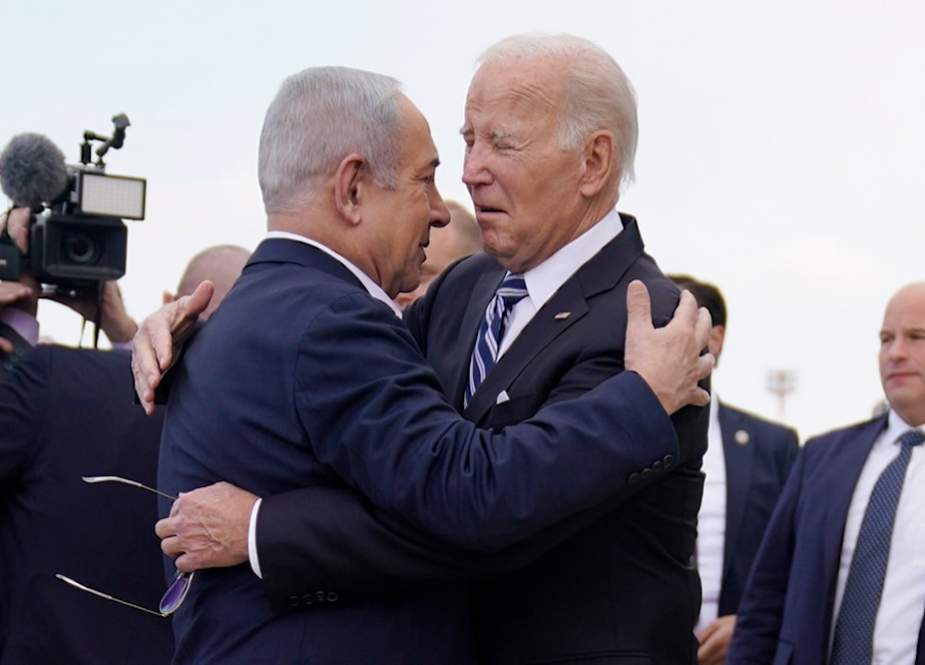 Joe Biden US President and Benjamin Netanyahu PM Zionist Israel