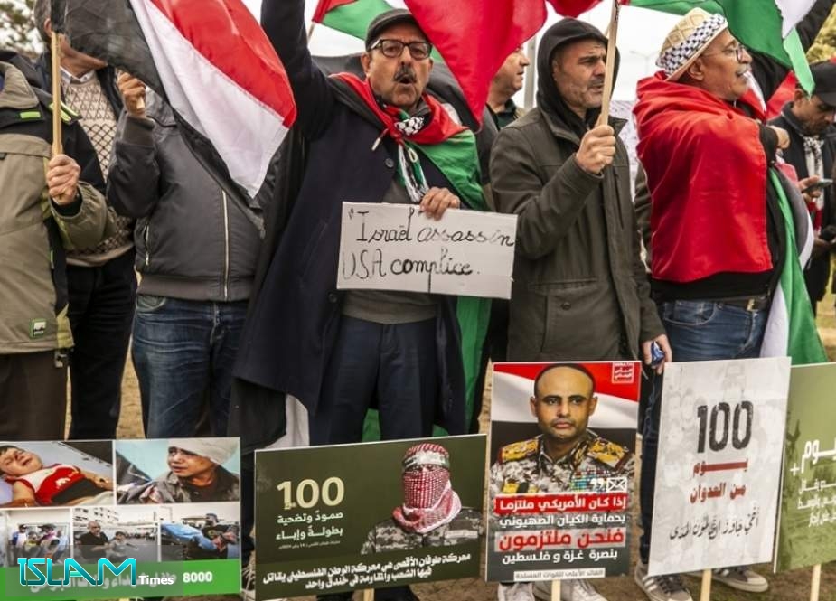 مظاهرة في تونس نصرة لغزة