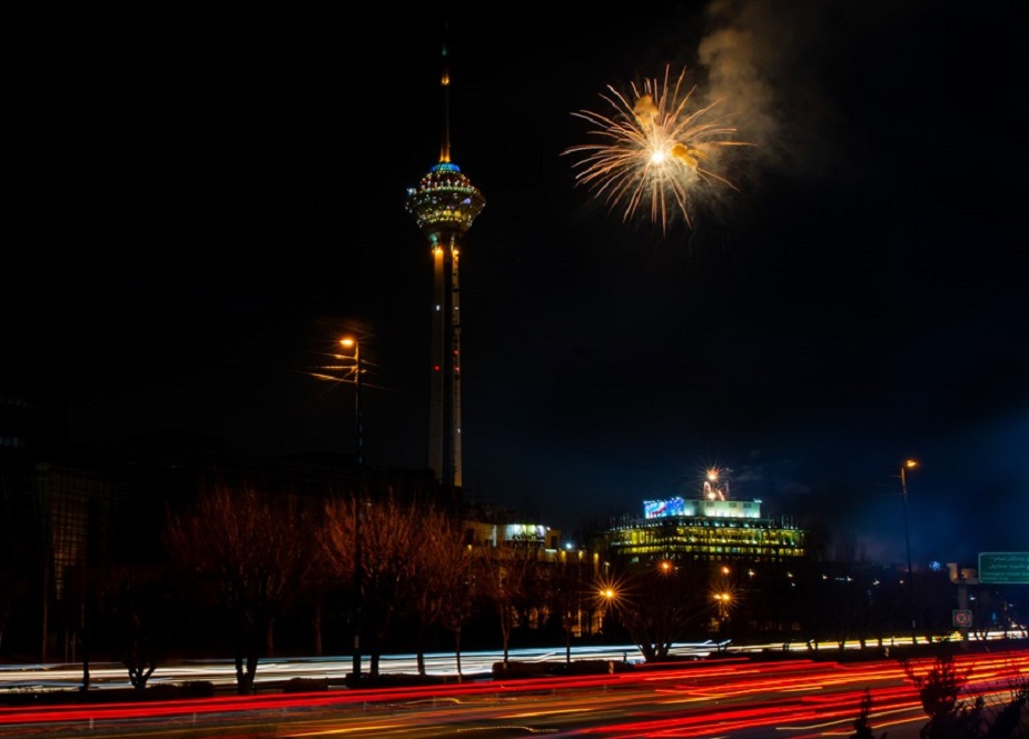 میلاد ٹاور تہران، انقلاب اسلامی کی فتح کا جشن کے مناظر